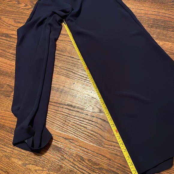 Wide leg navy Trina Turk pants - Picture 7 of 8